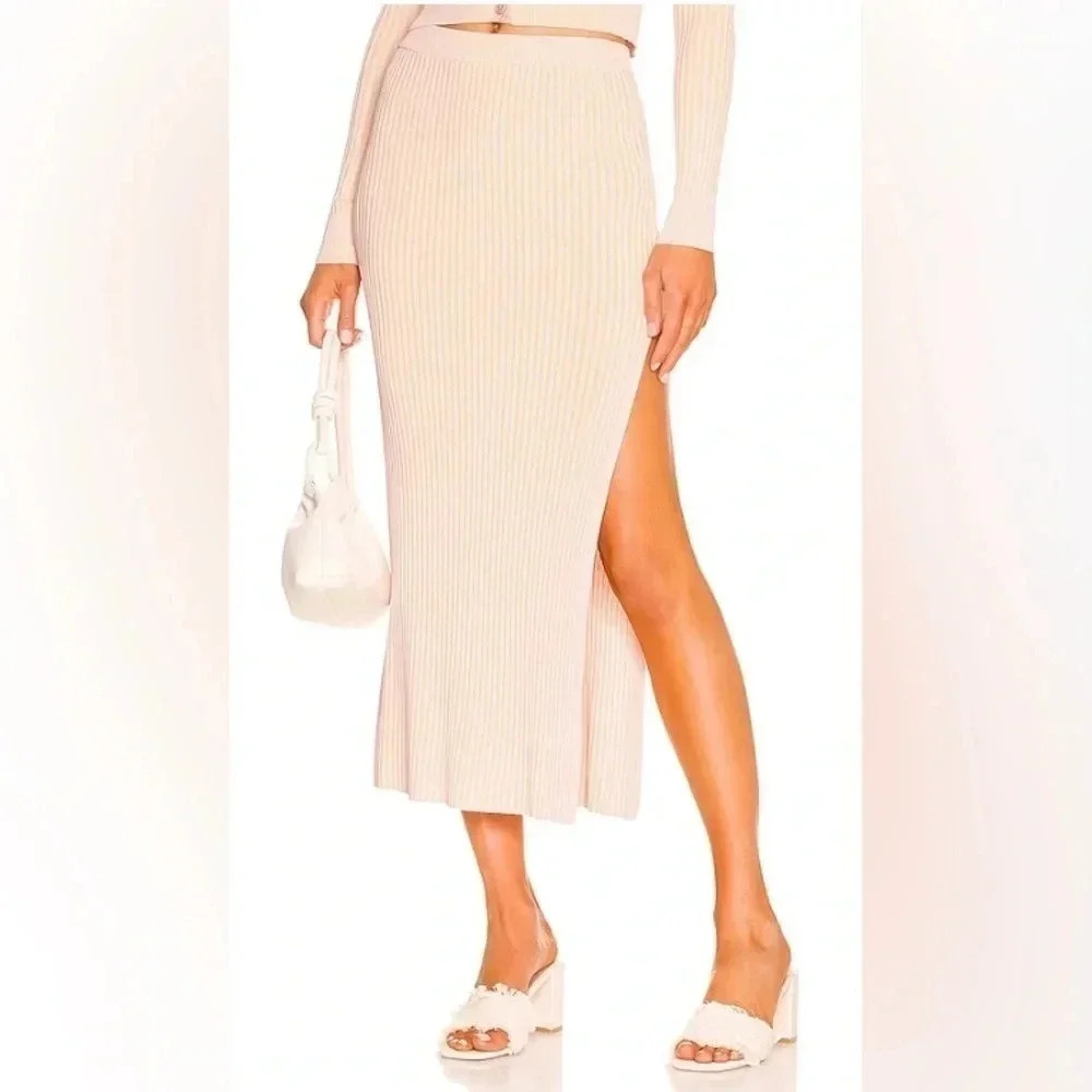 NWT L*Space Sundown Skirt in Rose Quartz & Mellow Yellow Size Small